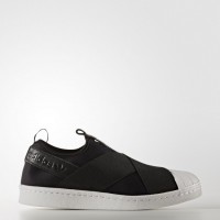 Zapatillas Negro/Blanco Mujer Adidas Originals Superstar Slip-On (S81337)