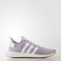 Púrpura Brillo/Calzado Blanco/Táctil Azul Mujer Adidas Originals Flashback Primeknit Zapatillas casual (By9103)
