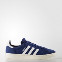 Hombre Oscuro Azul/Calzado Blanco/Tiza Blanco Adidas Originals Campus Zapatillas de entrenamiento (Bz0086)
