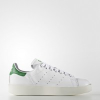 Calzado Blanco/Verde Mujer Zapatillas de deporte Adidas Originals Stan Smith Bold (S32266)