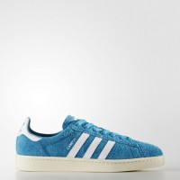 Hombre Zapatillas casual Adidas Originals Campus Negrita Aqua/Calzado Blanco/Crema Blanco (Bz0070)