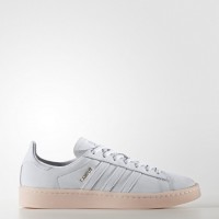 Zapatillas casual Adidas Originals Campus Mujer Calzado Cristal Blanco/Cristal Blanco/Icey Rosa (By9839)