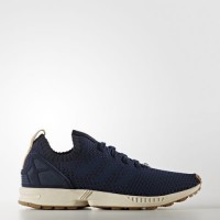 Zapatillas casual Hombre/Mujer Adidas Originals Zx Flux Primeknit Colegial Armada/Marrón (Ba7372)