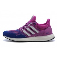 Adidas Ultra Boost Flyknit Mujer - Púrpura Con Azul Zapatillas de deporte