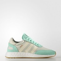 Mujer Fácil Verde/Crema Blanco/Lino Verde Zapatillas de running Adidas Originals Iniki Runner (Ba9994)
