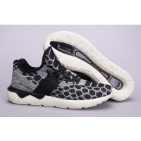 Adidas Originals Tubular Runner Snake Primeknit Zapatillas de running - Mujer Negro/Carbón/Vendimia Blanco