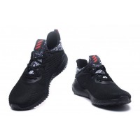 Adidas Alphabounce Hombre En Negro Con Hilo Lado Zapatillas de running