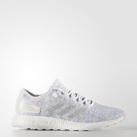 Zapatillas de running Adidas Hombre Pure Boost Calzado Blanco/Claro Gris (Ba8893）