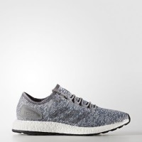 Hombre Gris/Oscuro Gris Brezo Sólido Gris/Claro Gris Adidas Pure Boost Zapatillas para correr (Ba8900)