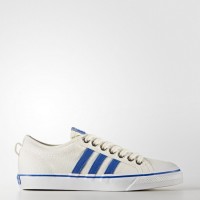 Zapatillas deportivas Adidas Originals Nizza Low Hombre Apagado Blanco/Azul/Vendimia Blanco (Bz0489)