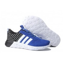 Zapatillas para correr Mujer/Hombre Adidas Neo Originals 2 Ante Usa Flags Azul Blanco