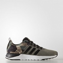 Verde/Negro/Caqui Hombre Adidas Cloudfoam Super Racer Adidas Neo Zapatillas de entrenamiento
