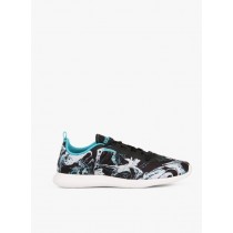 Mujer Adidas Neo Cloudfoam Pure Zapatillas de deporte (Negro/Blanco/Azul)