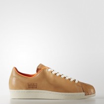 Marrón/Naranja Mujer/Hombre Zapatillas deportivas Adidas Originals Superstar 80s Limpiar (Ba7767)
