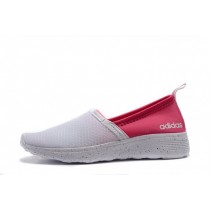 Blanco/Rosa Adidas Neo Lite Racer Slip-On Mujer Zapatillas de deporte