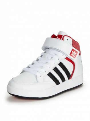Mujer/Hombre Zapatillas de entrenamiento Adidas Originals Varial Mid Blanco/Negro/Rojo