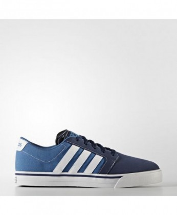 Hombre Adidas Cloudfoam Super Skate Colegial Armada/Calzado Blanco/Núcleo Azul Zapatillas Aw3895