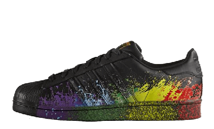 Zapatillas Mujer/Hombre Adidas Originals Superstar Lgbt Pride Pack Núcleo Negro/Núcleo Negro/Oro/Azul/Púrpura