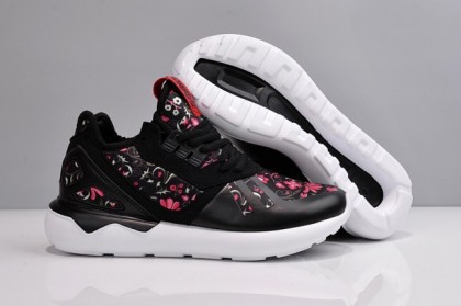Adidas Originals Tubular Runner - Mujer Negro/Blanco/Rosa Zapatillas para correr