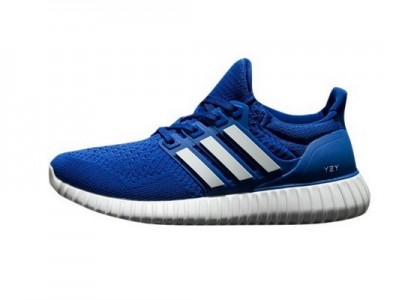 Zapatillas de entrenamiento Real Azul Blanco Hombre Adidas Ultra Boost X Yeezy Boost