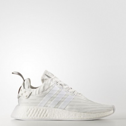 Mujer Adidas Originals Nmd_r2 Primeknit Zapatillas Claro Blanco/Vendimia Blanco/Calzado Blanco (By2245)