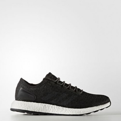 Hombre Adidas Pure Boost Zapatillas para correr Núcleo Negro/Oscuro Gris Brezo Sólido Gris (Ba8899)