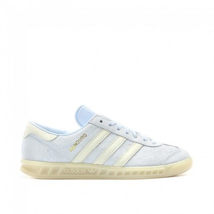 Adidas Hamburg Mujer/Hombre Ligero Azul/Apagado-Blanco Zapatillas de entrenamiento Ba8410