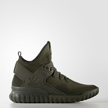 Oscuro Gris/Núcleo Negro/Oscuro Gris Hombre Adidas Originals Tubular X Primeknit Zapatillas de entrenamiento (S76713)