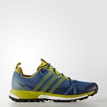 Núcleo Azul/Amarillo/Táctil Verde Hombre Adidas Terrex Agravic Zapatillas de deporte (Bb0963)