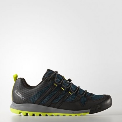 Zapatillas casual Adidas Terrex Solo Hombre Misterio Verde/Núcleo Negro/Semi Solar Amarillo (S80916)