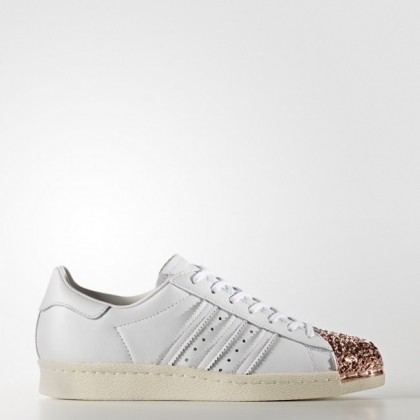 Mujer Calzado Blanco/Apagado Blanco Zapatillas de deporte Adidas Originals Superstar 80s (Bb2034)