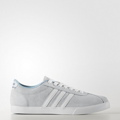 Adidas Neo Courtset Mujer Zapatillas de entrenamiento Gris Uno/Calzado Blanco/Súper Rosa (Cg5761)