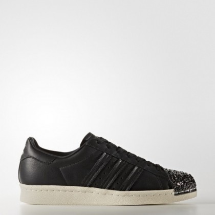 Adidas Originals Superstar 80s Mujer Núcleo Negro/Apagado Blanco Zapatillas deportivas (Bb2033)