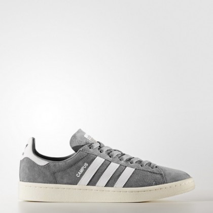 Gris Tres/Calzado Blanco/Tiza Blanco Hombre Zapatillas de entrenamiento Adidas Originals Campus (Bz0085)