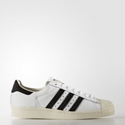 Adidas Originals Superstar 80s Mujer/Hombre Zapatillas casual Calzado Blanco/Núcleo Negro/Oro Metálico (Bb2231)