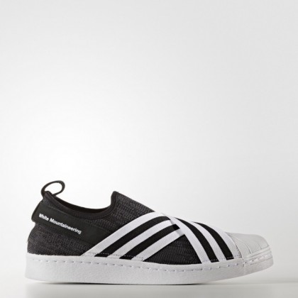 Zapatillas casual Mujer/Hombre Núcleo Negro/Ftwr Blanco/Ftwr Blanco Adidas Originals Blanco Mountaineering Primeknit Superstar Slip-On (By2880)