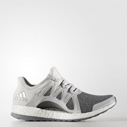 Claro Gris/Plata Metálico/Medio Gris Mujer Adidas Pure Boost Xpose Zapatillas de running (Bb1734)