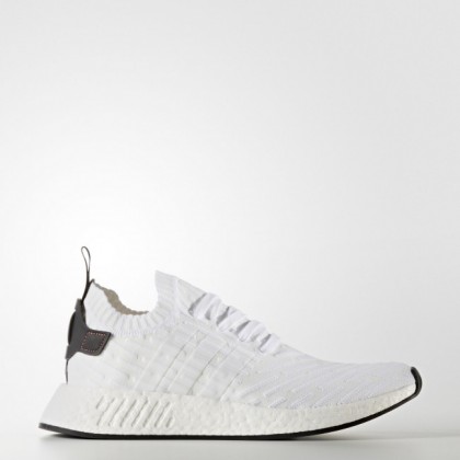 Hombre Calzado Blanco/Núcleo Negro/Calzado Blanco Adidas Originals Nmd_r2 Primeknit Zapatillas casual (By3015)
