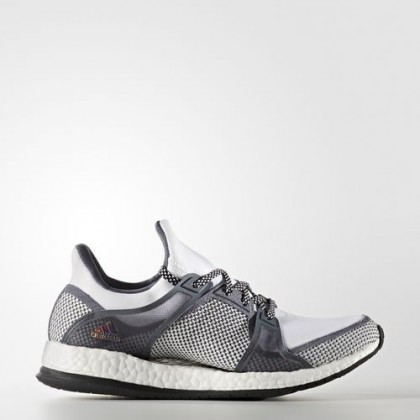 Blanco/Núcleo Negro/Gris Mujer Zapatillas de entrenamiento Adidas Pure Boost Xpose Clima (Aq1971)
