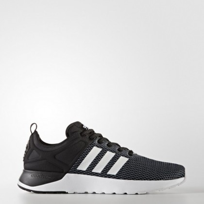 Hombre Zapatillas deportivas Adidas Neo Cloudfoam Super Racer Núcleo Negro/Calzado Blanco/Gris Cinco (Bb9763)