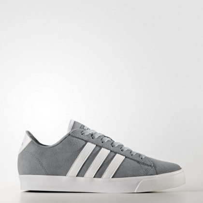 Mujer Gris Tres/Calzado Blanco/Ligero Naranja Adidas Neo Cloudfoam Daily Qt (B74278)