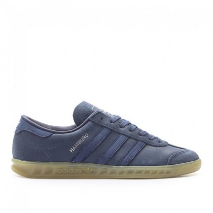 Mujer/Hombre Oscuro Azul/Oscuro Azul Zapatillas de entrenamiento Adidas Originals Hamburg Bb4992