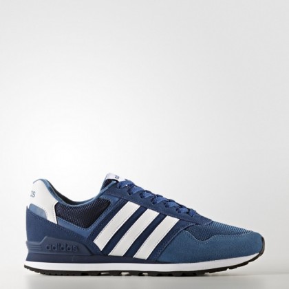 Adidas Neo 10k Hombre Zapatillas casual Misterio Azul/Calzado Blanco/Núcleo Azul (Bb9784)