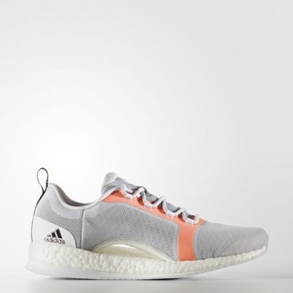 Lgh Sólido Gris/Núcleo Negro/Fácil Naranja Mujer Adidas Pure Boost X Trainer 2.0 Zapatillas running (Ba7958)