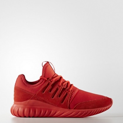 Mujer/Hombre Rojo/Rojo/Núcleo Negro Adidas Originals Tubular Radial Zapatillas de deporte (S80116)