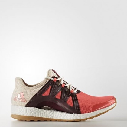 Mujer Fácil Coral/Lino/Maroon Adidas Pure Boost Xpose Clima Zapatillas (Bb1739)