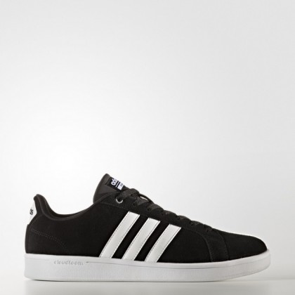Núcleo Negro/Calzado Blanco/Matte Plata Mujer/Hombre Adidas Neo Cloudfoam Advantage Zapatillas (B74226)
