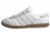 Blanco Adidas Originals Hamburg Hombre Clásico Casual Cuero Retro Zapatillas