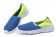 Hombre Azul/Volt/Blanco Zapatillas Adidas Neo Lite Racer Slip-On