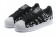 Negro Leopard Hombre/Mujer Zapatillas deportivas Adidas Originals Superstar 2 Sparkles